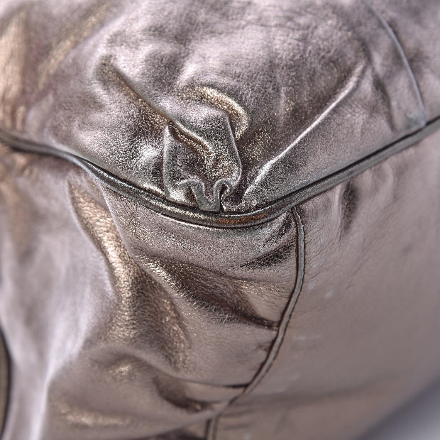 Gucci Metallic Calfskin Medium Hysteria Top Handle Bag Gold 11 of 18
