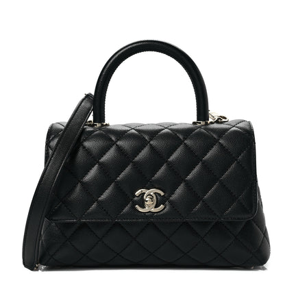 Chanel Caviar Quilted Mini Coco Handle Flap Black 1 of 8