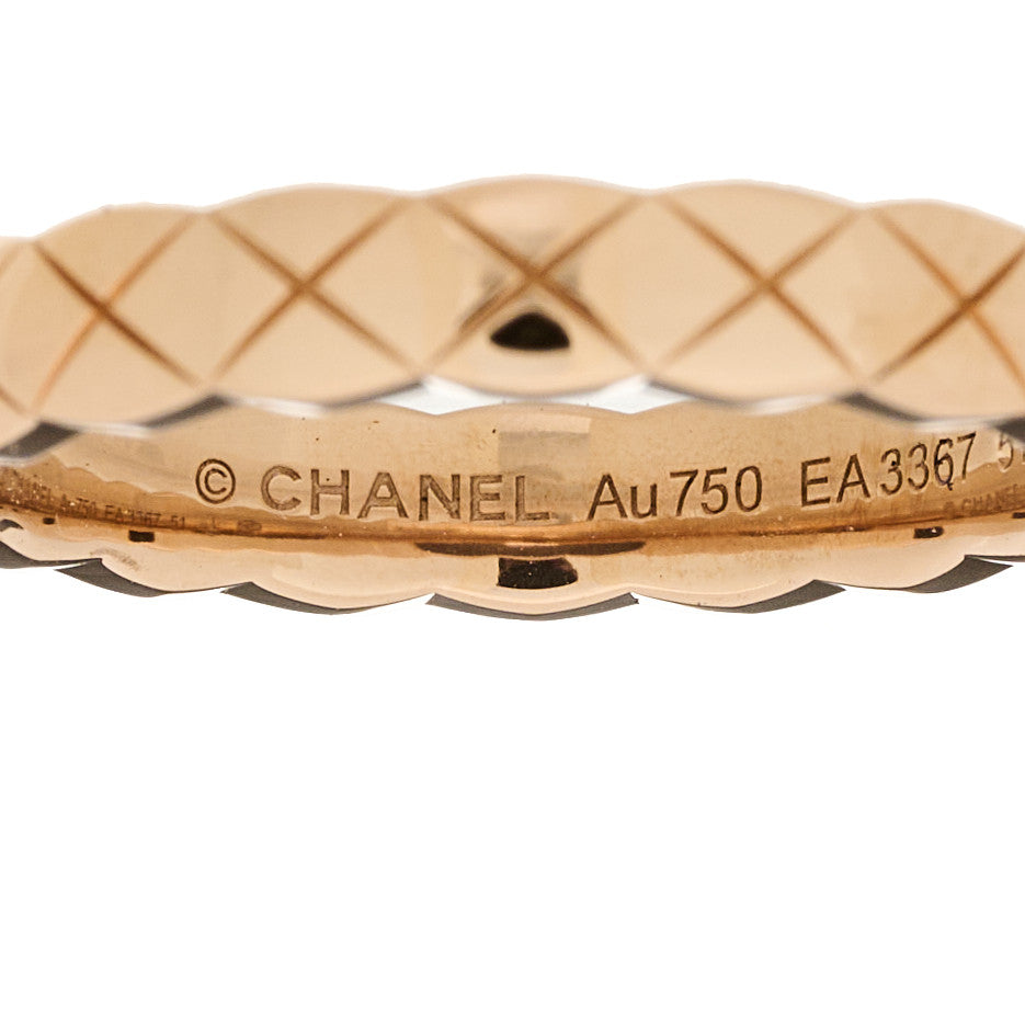 18K Beige Gold Mini Coco Crush Ring 51 5.75