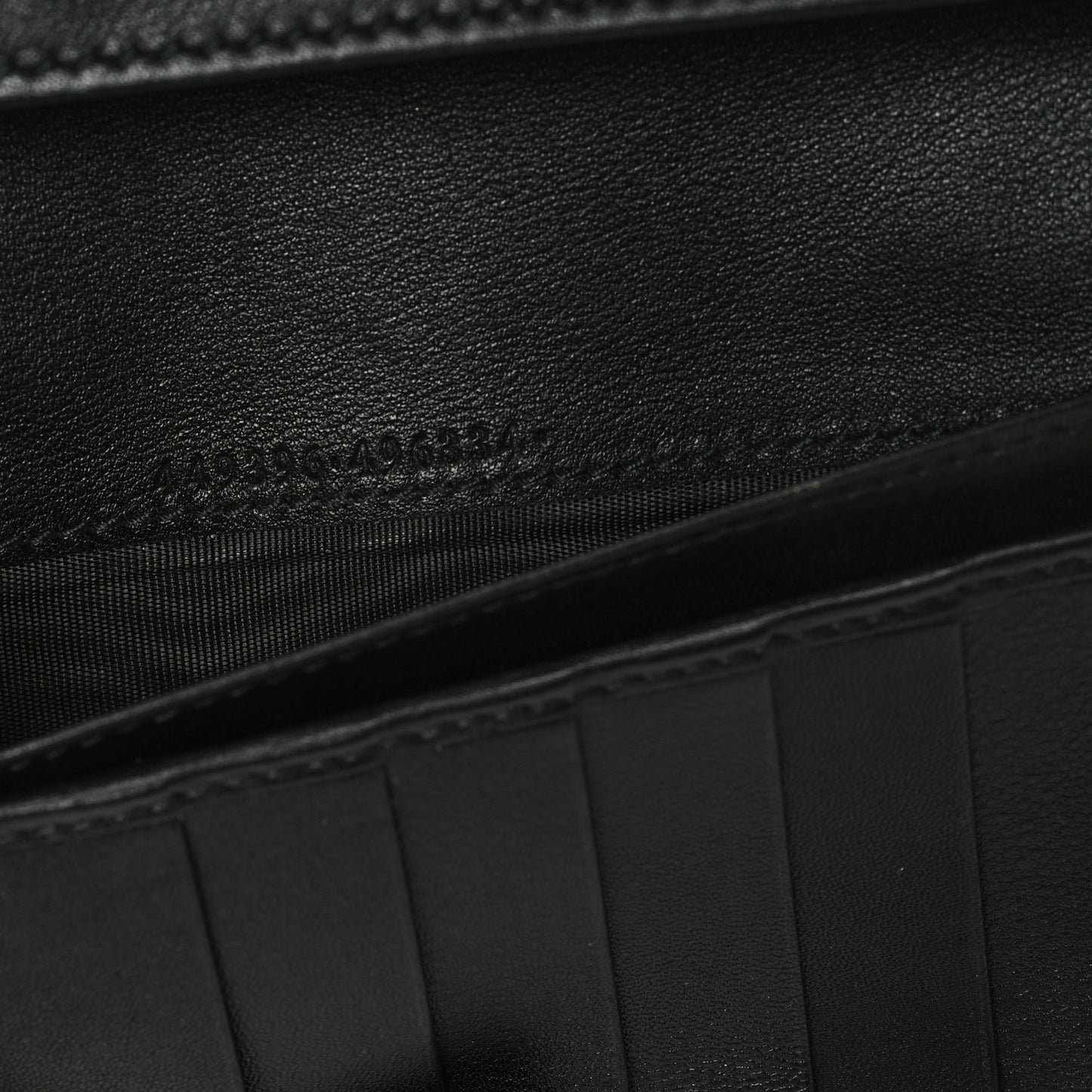 Soft Microguccissima Continental Wallet Black