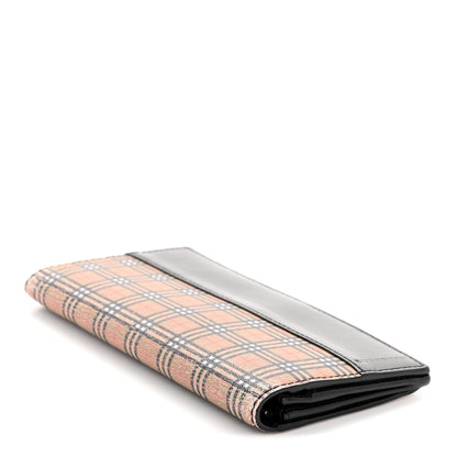 Burberry Calfskin Mini Vintage Check Cavendish Continental Wallet Antique Yellow black 7 of 22