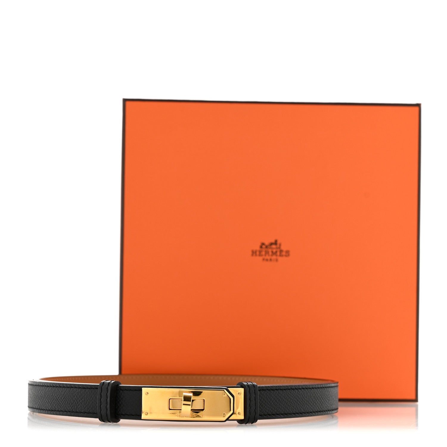 Hermes Epsom Kelly Belt Black 5 of 5