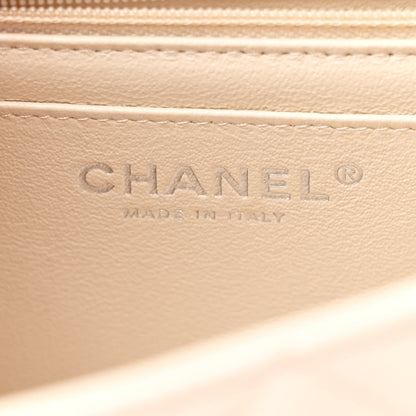 Chanel Caviar Quilted Mini Rectangular Flap Light Beige 6 of 11