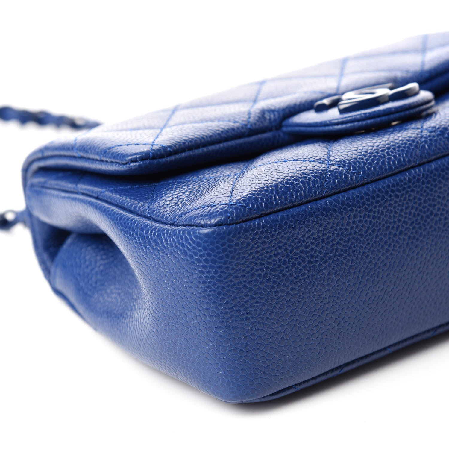 Chanel Caviar Quilted Incognito Mini Square Flap Dark Blue 6 of 11