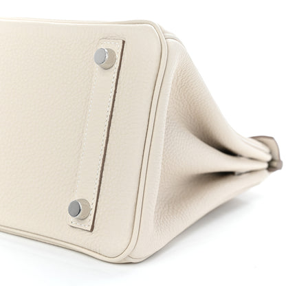 Hermes Togo Birkin 25 Craie 9 of 10