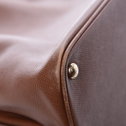 Prada Saffiano Cuir Open Promenade Tote Palissandro 16 of 22