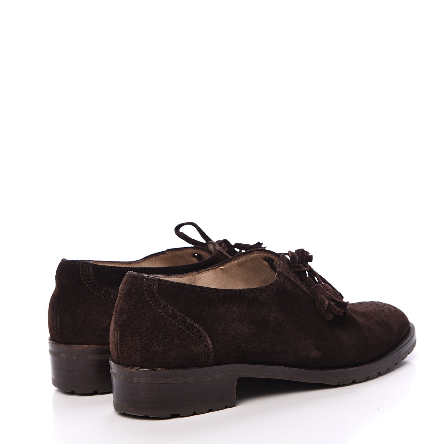 Suede CC Lace Up Oxford 38 Brown
