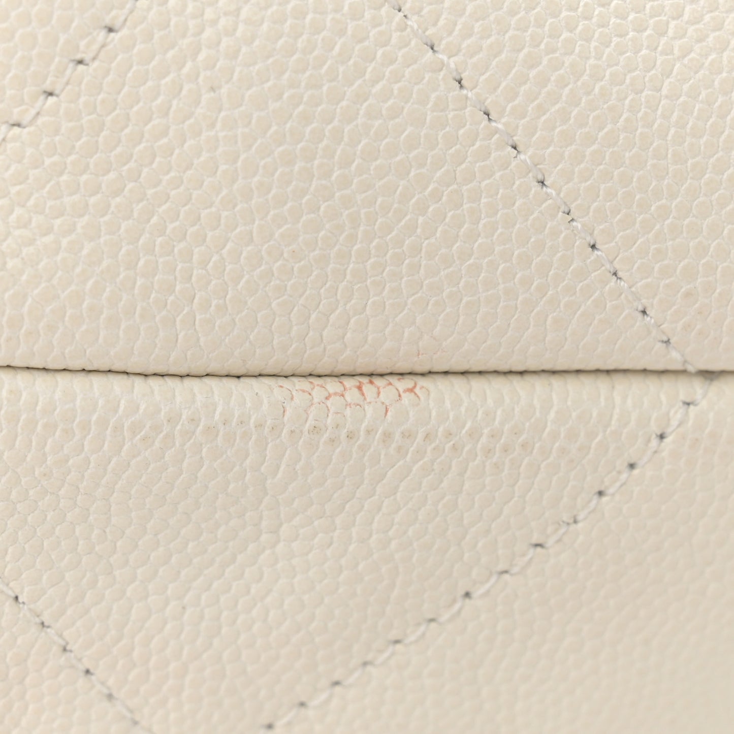 Shiny Caviar Quilted Monochrome Small Chanel 22 White
