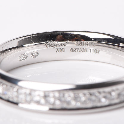 Chopard 18K White Gold Diamond 3.5mm Wedding Band Ring 50 5.25 4 of 5