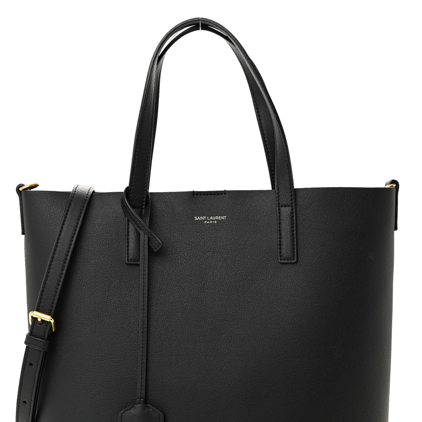Calfskin Toy Shopping Tote Black