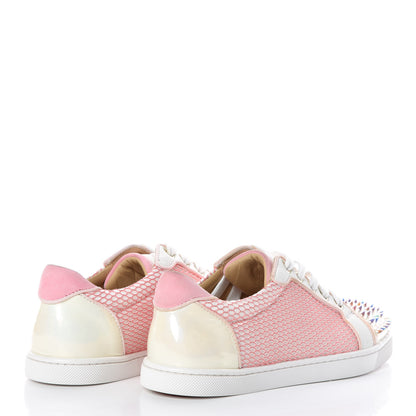 Christian Louboutin Alveole Calfskin Spiked Gondolita Flat Sneakers 35.5 Dolly 4 of 8