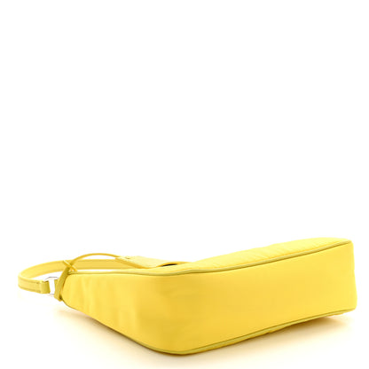 Prada Tessuto Nylon Saffiano Mini Re-Edition 2005 Bag Cedro 4 of 9