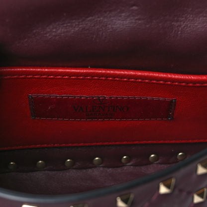 Valentino Garavani Lambskin Small Rockstud Spike Shoulder Bag Rubin 5 of 8