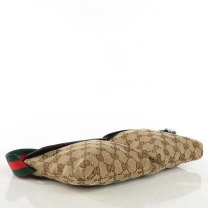 Gucci Monogram Web Belt Bag Dark Brown 4 of 9