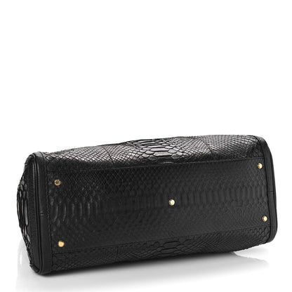 Gucci Snakeskin Large GG Running Tote Black 3 of 8
