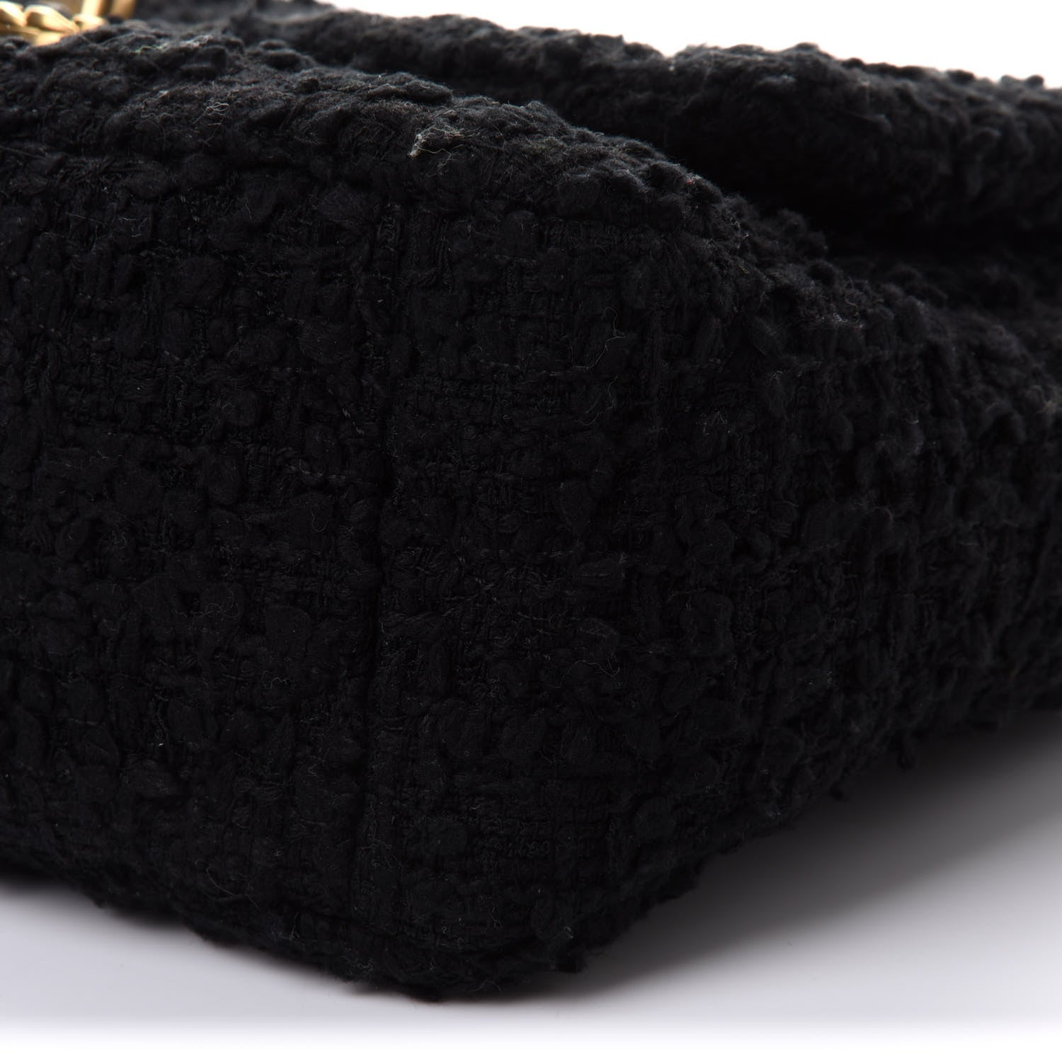 Chanel Tweed Quilted Medium Chanel 19 Flap Black 10 of 11