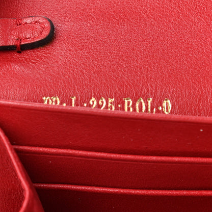 Valentino Garavani Vitello Rockstud Wristlet Travel Wallet Rosso Valentino 8 of 11