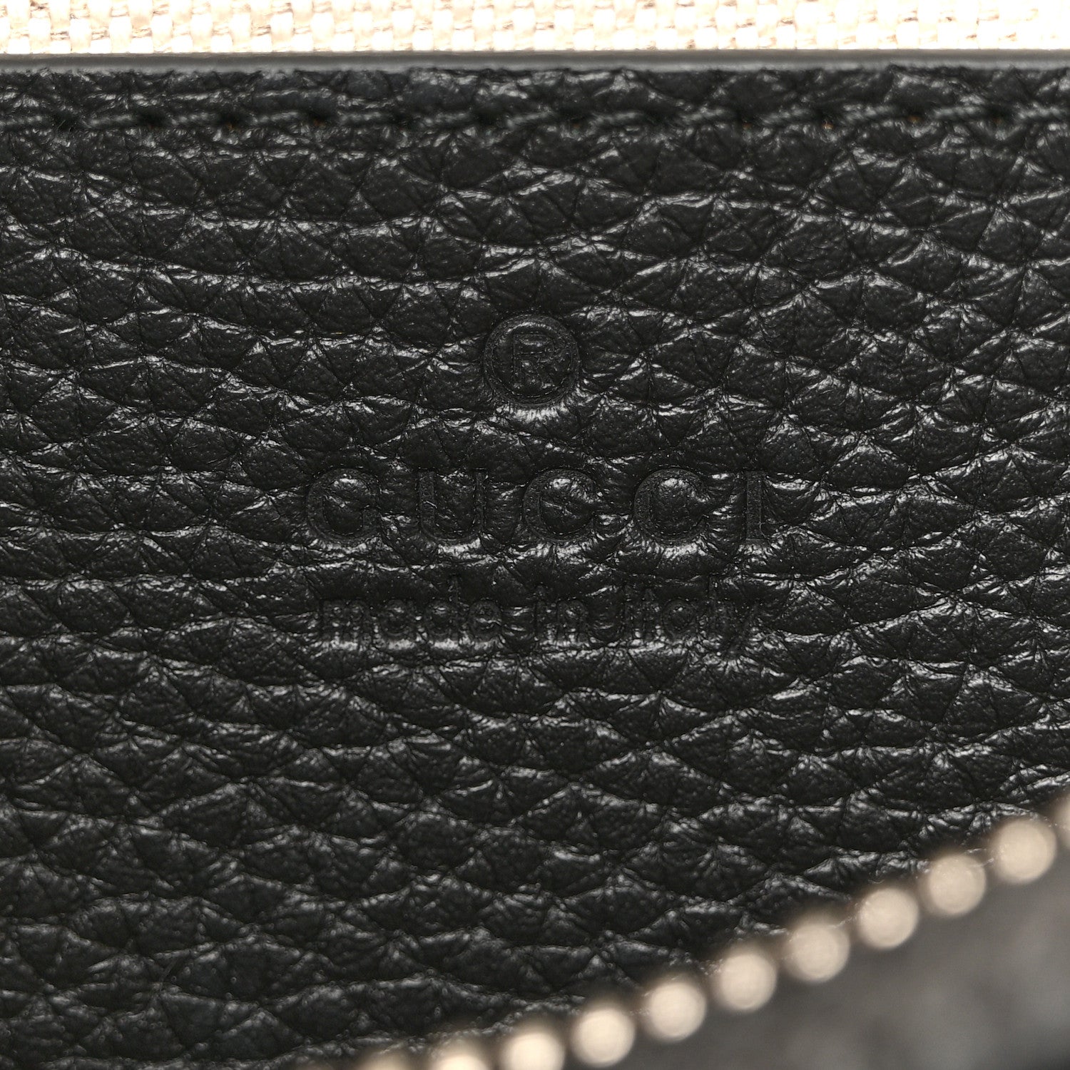 Gucci Piuma Calfskin Jumbo GG Embossed Mini Duffle Bag Black 6 of 10