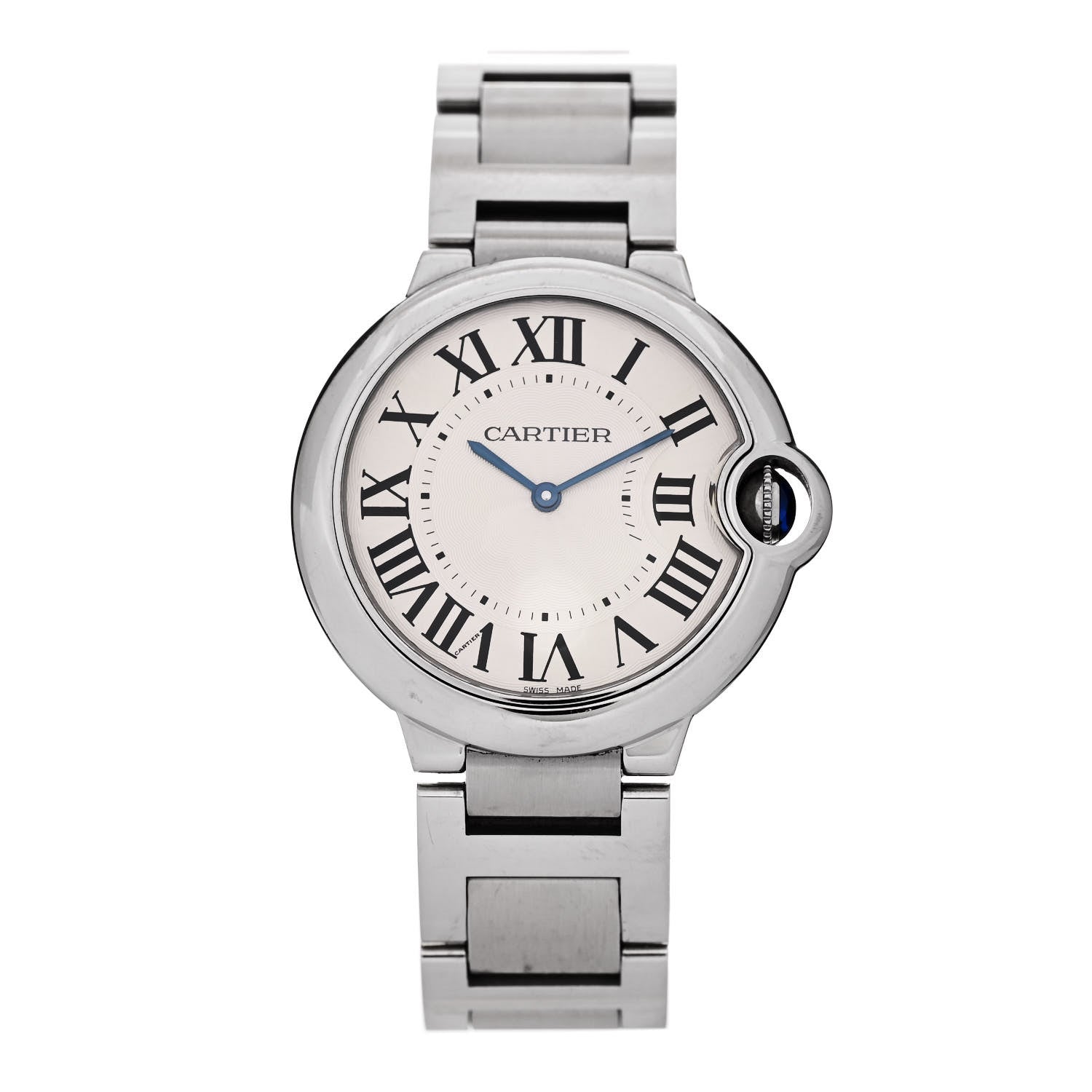 Cartier Stainless Steel 36mm Ballon Bleu De Cartier Quartz Watch 1 of 5