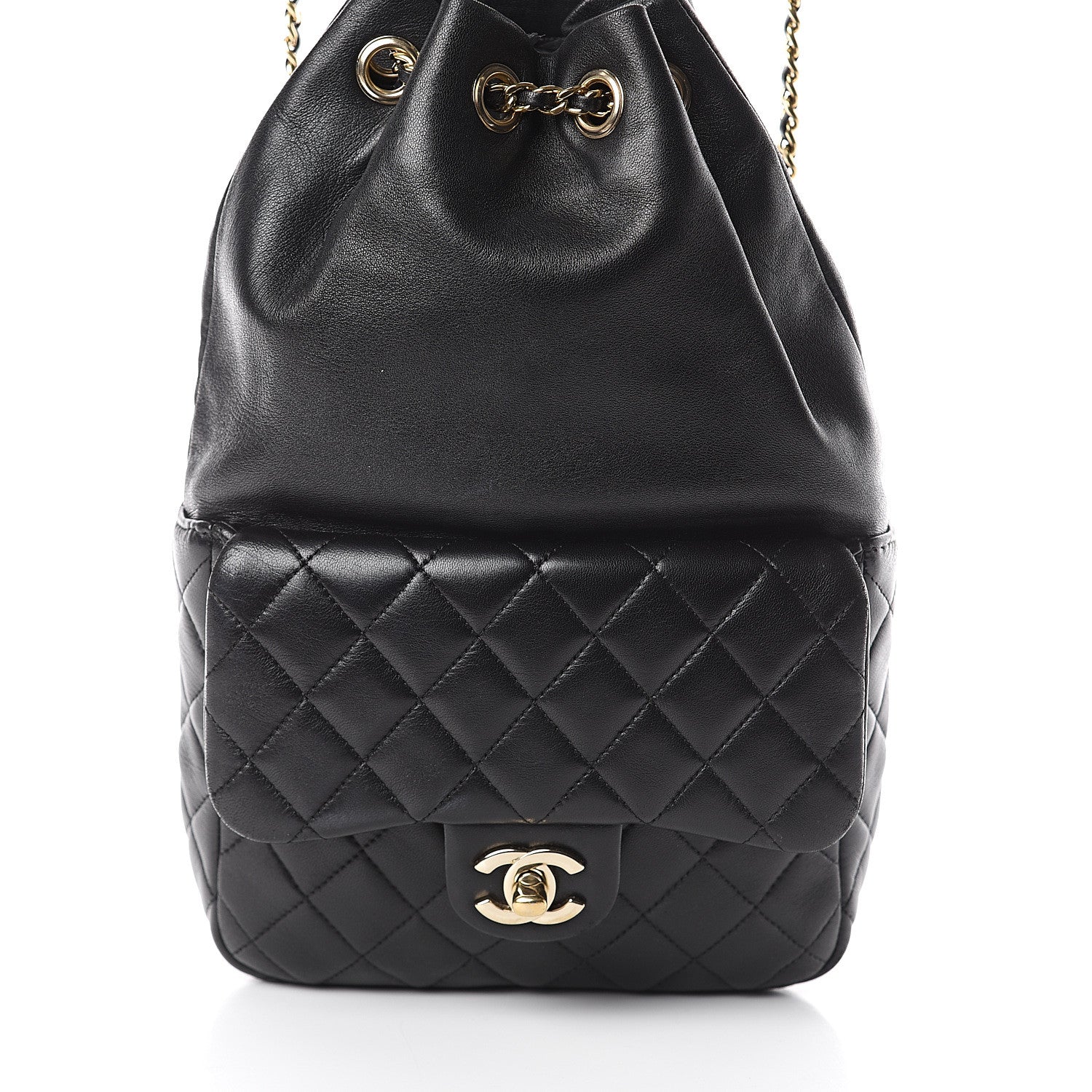 Chanel Lambskin Quilted Small in Seoul Backpack Black 7 of 9