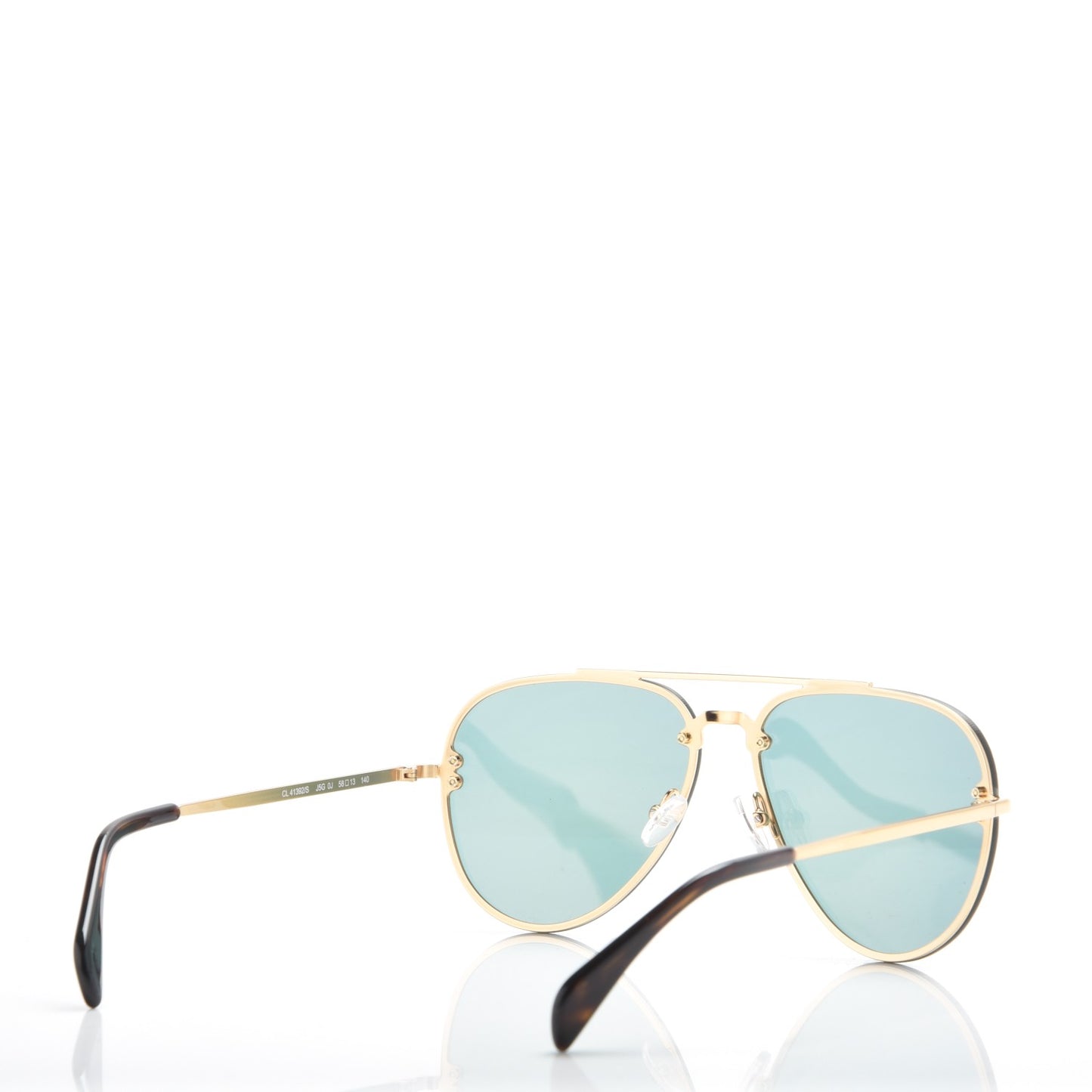Mirror Aviator Sunglasses CL 41392/S Gold Pink