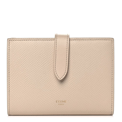 Celine Grained Calfskin Medium Multifunction Strap Wallet Powder 1 of 13