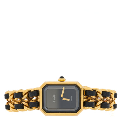 Chanel Stainless Steel Lambskin 20mm Chain Premiere Quartz Watch Gold 2 of 4