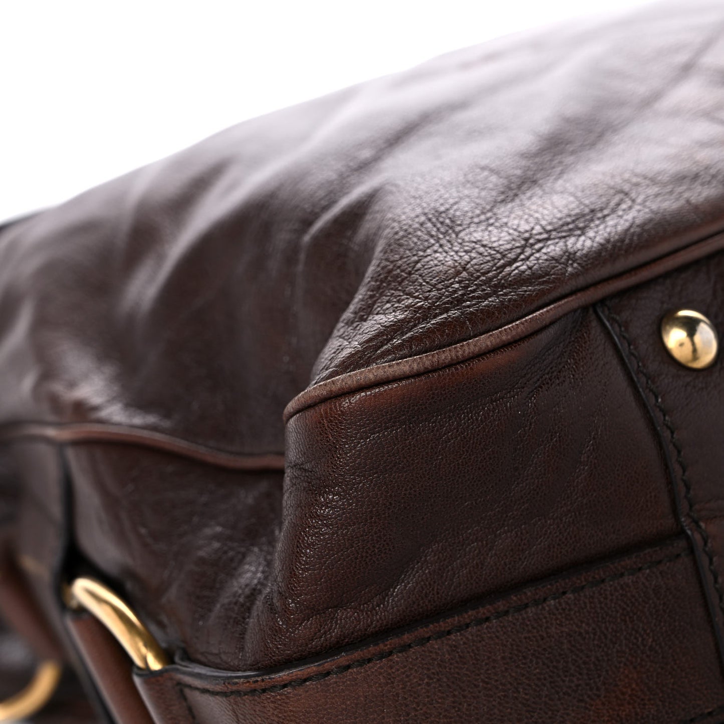 Calfskin Muse Messenger Bag Brown