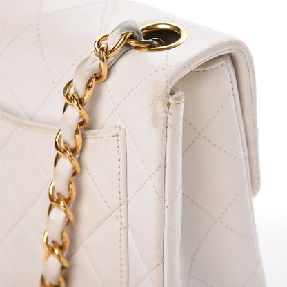 Chanel Lambskin Quilted Mini Square Flap White 13 of 18