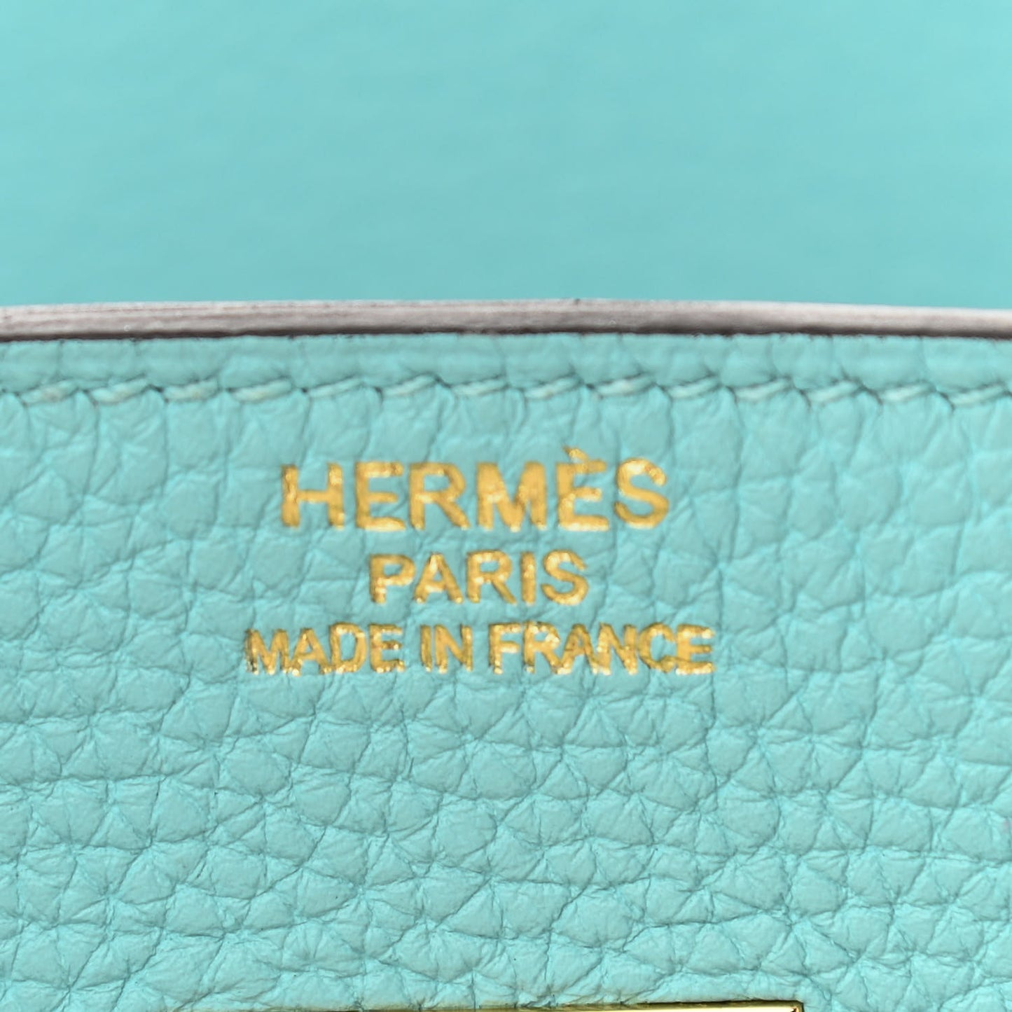 Togo Birkin 35 Bleu Atoll