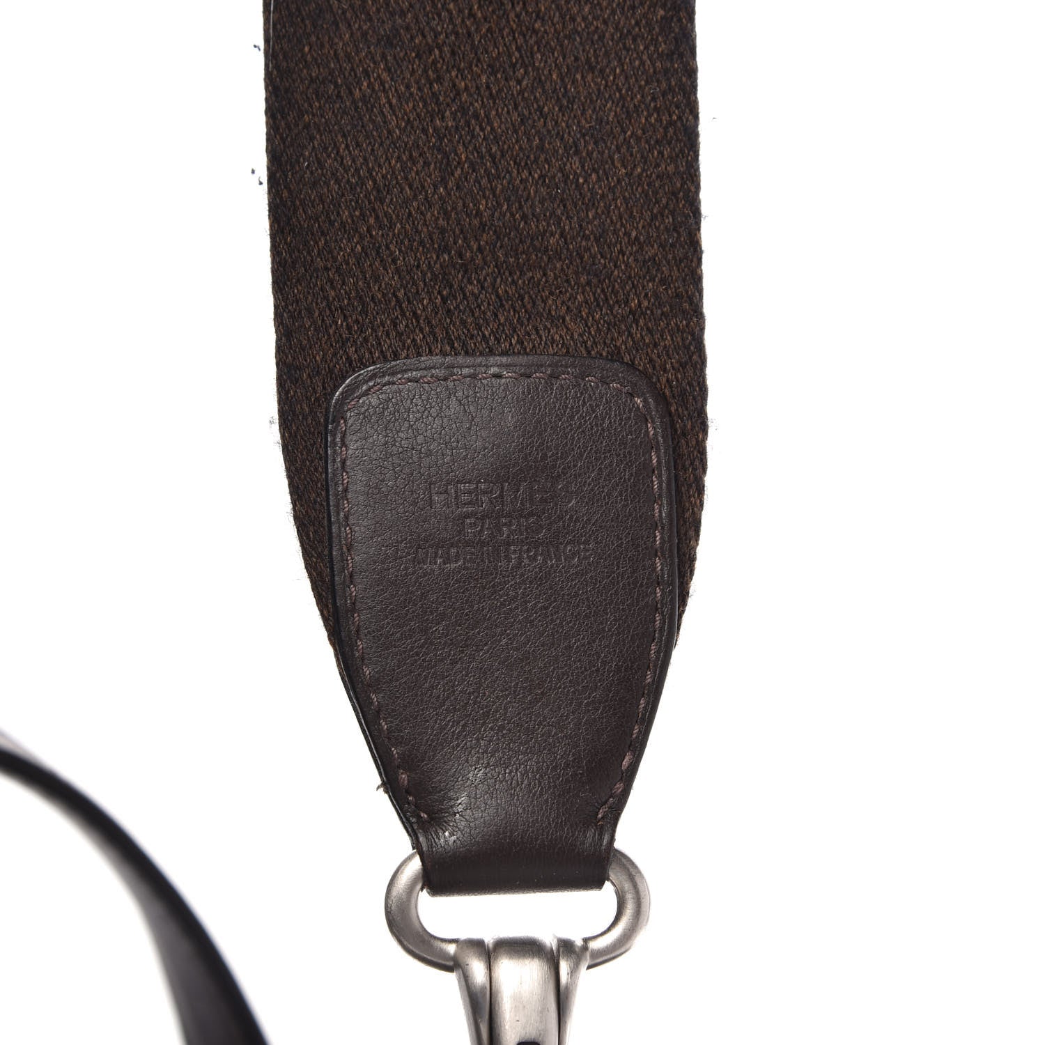 Hermes Toile Trousse Caleche Express Travel Chocolate 9 of 9