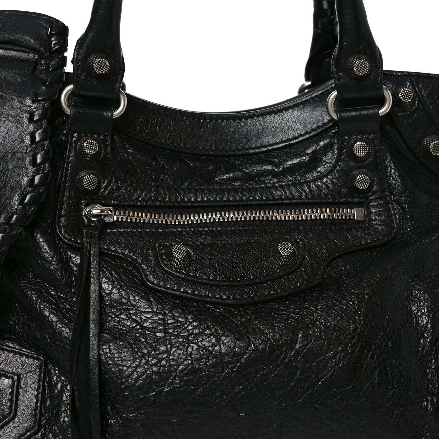 Balenciaga Agneau Arena Neo Cagole City Handbag Black 8 of 10