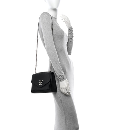 Louis Vuitton Soft Calfskin My Lockme Chain Bag BB Black 2 of 11