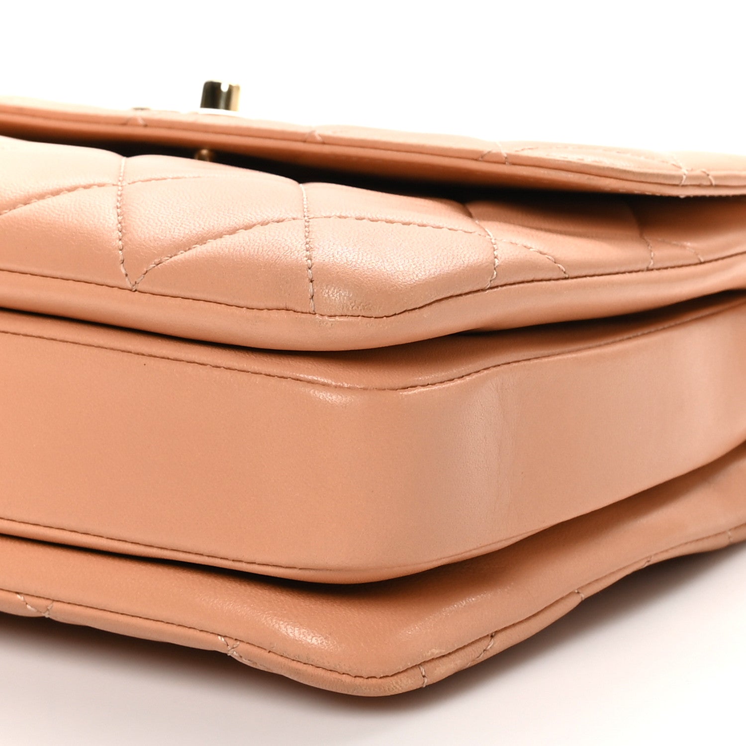 Chanel Lambskin Quilted Small Trendy CC Dual Handle Flap Bag Camel 11 of 11