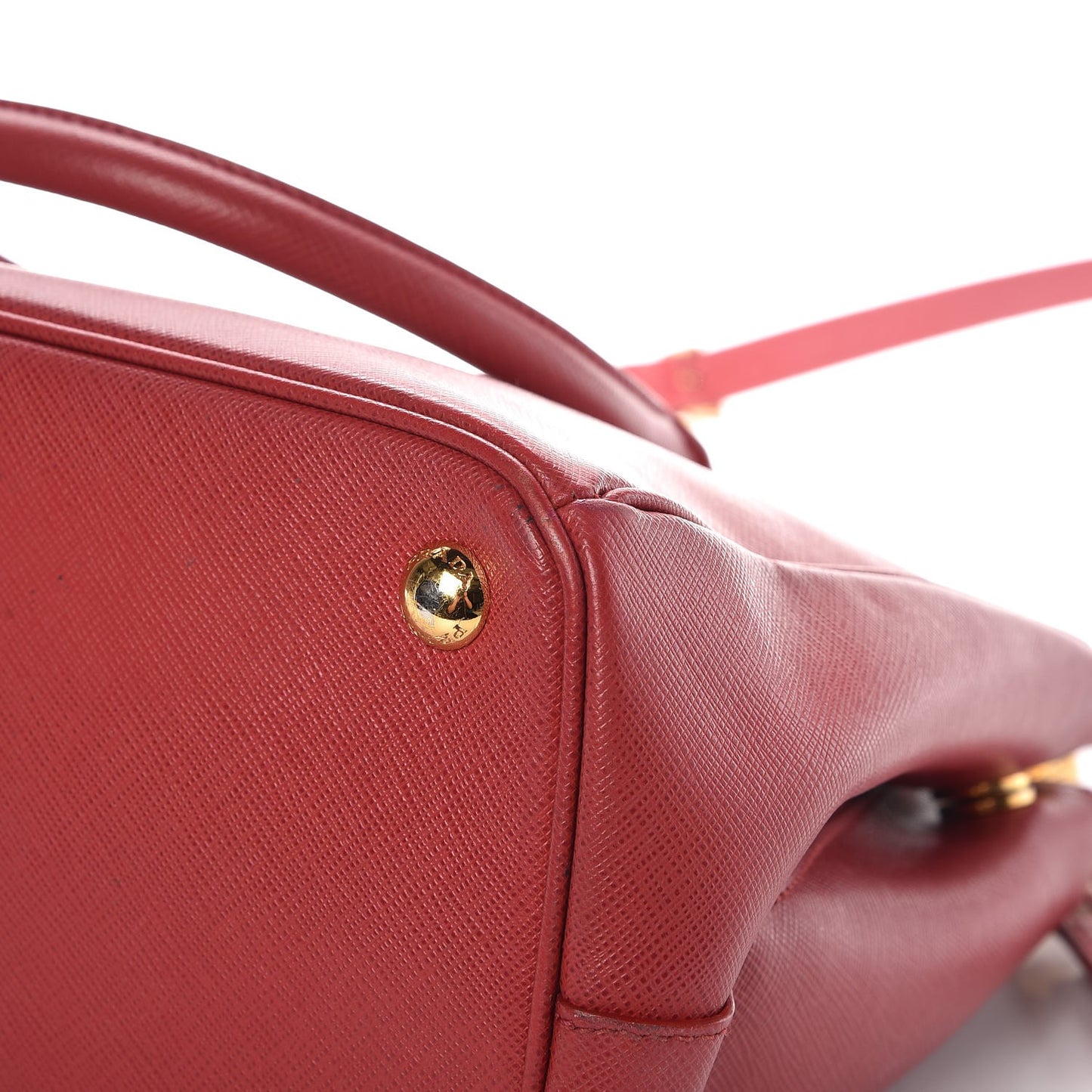 Saffiano Small Galleria Double Zip Tote Peonia