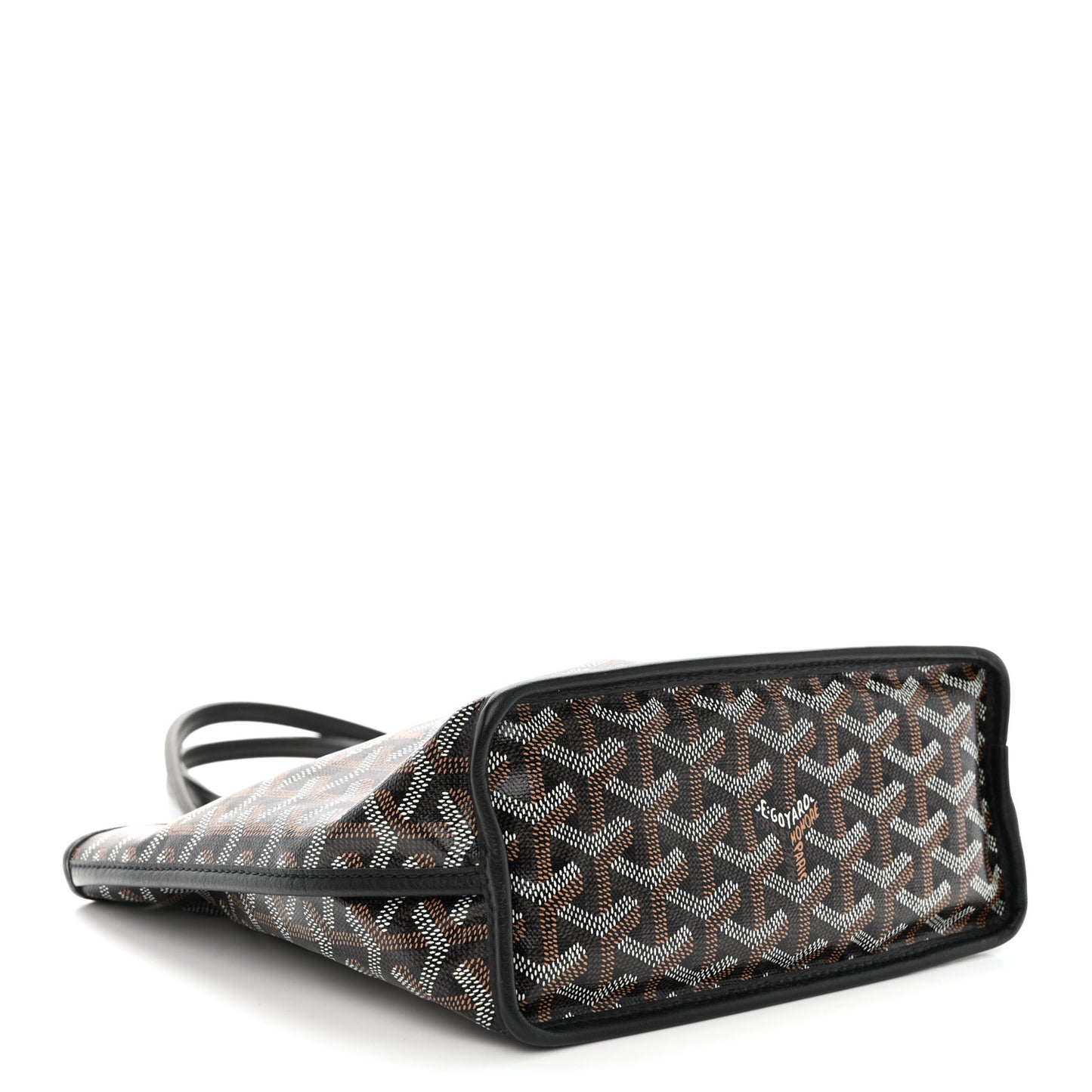 Goyardine Reversible Mini Anjou Black