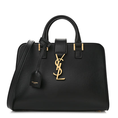 Saint Laurent Calfskin Monogram Baby Cabas Black 1 of 9