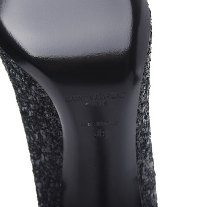 Saint Laurent Glitter Opyum 85 Pumps 39 Black 9 of 11