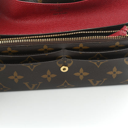Louis Vuitton Monogram Emilie Wallet Rouge 7 of 9