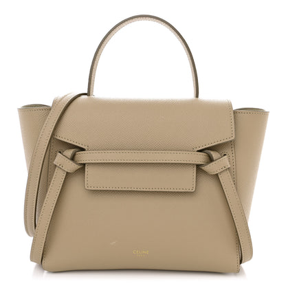 Celine Grained Calfskin Nano Belt Bag Light Taupe 1 of 11