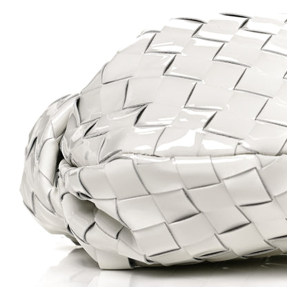 Bottega Veneta Patent Nappa Intrecciato Mini Jodie White 8 of 9