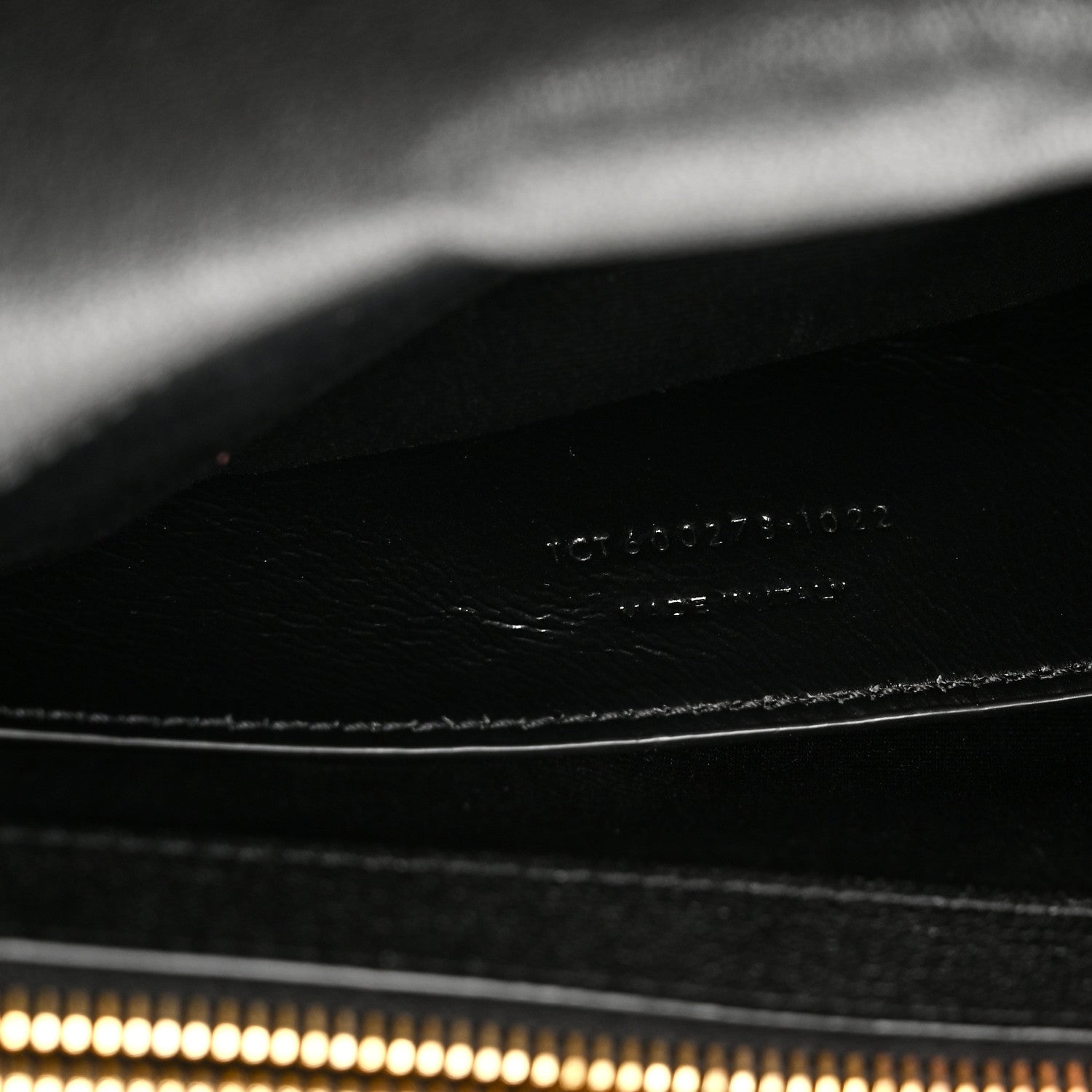 Saint Laurent Sheepskin Matelasse Chevron Monogram Large College Satchel Black 7 of 10