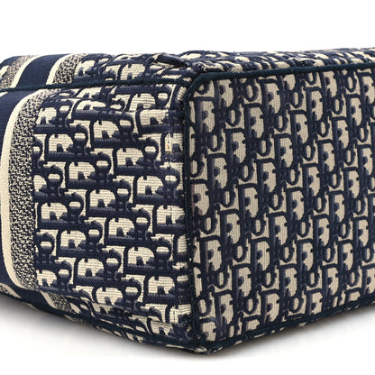 Christian Dior Oblique Catherine Tote Blue 10 of 12