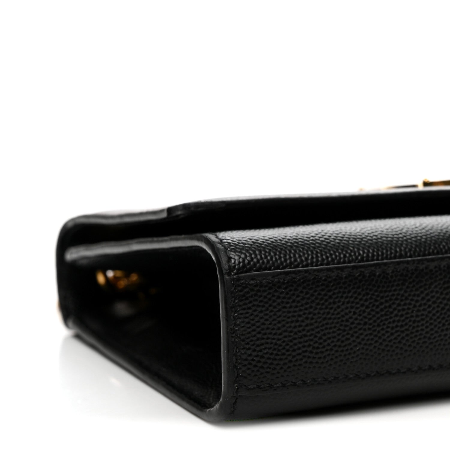 Saint Laurent Grain De Poudre Small Monogram Kate Satchel Black 8 of 10