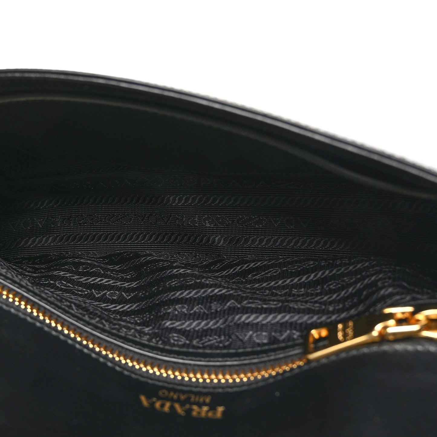 Saffiano Flap Shoulder Bag Black