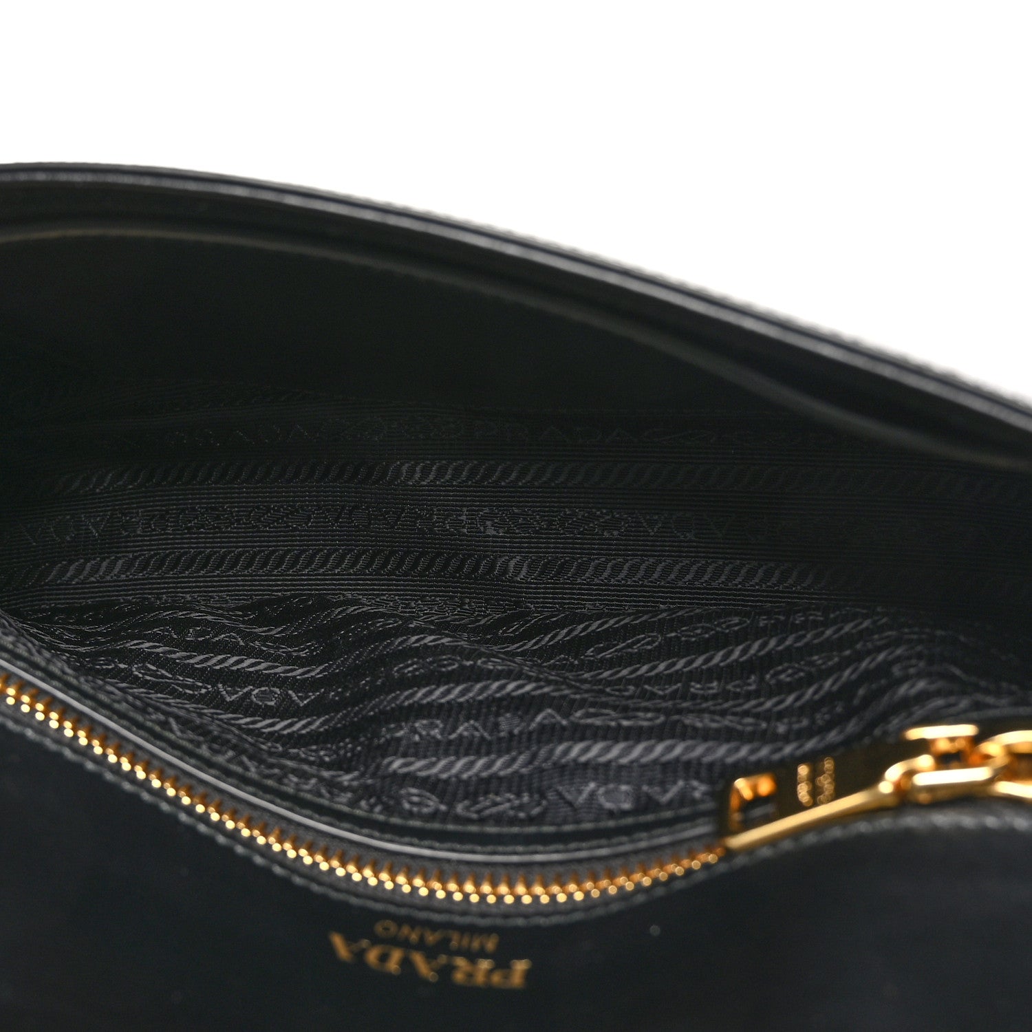 Prada Saffiano Flap Shoulder Bag Black 5 of 10