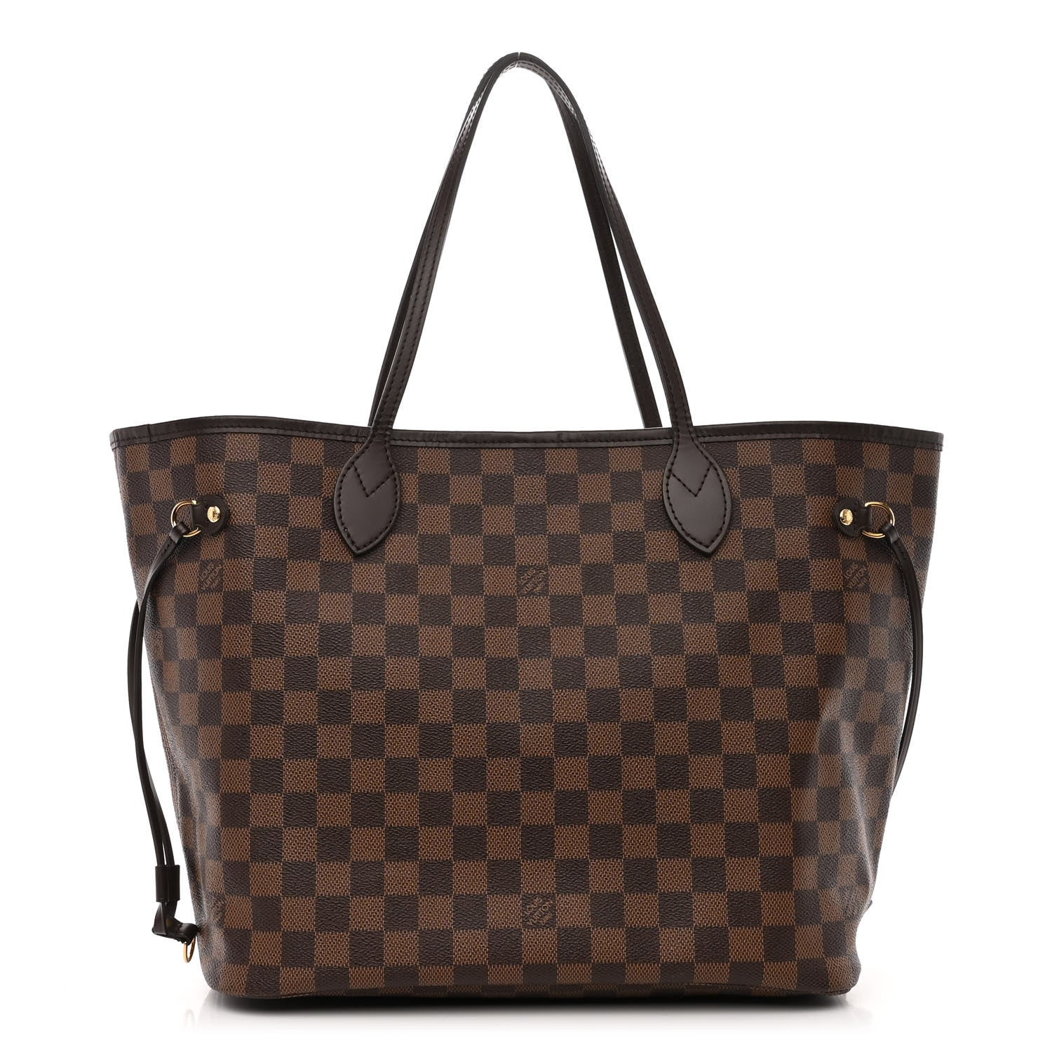 Louis Vuitton Damier Ebene Neo Neverfull MM Rose Ballerine 1 of 14