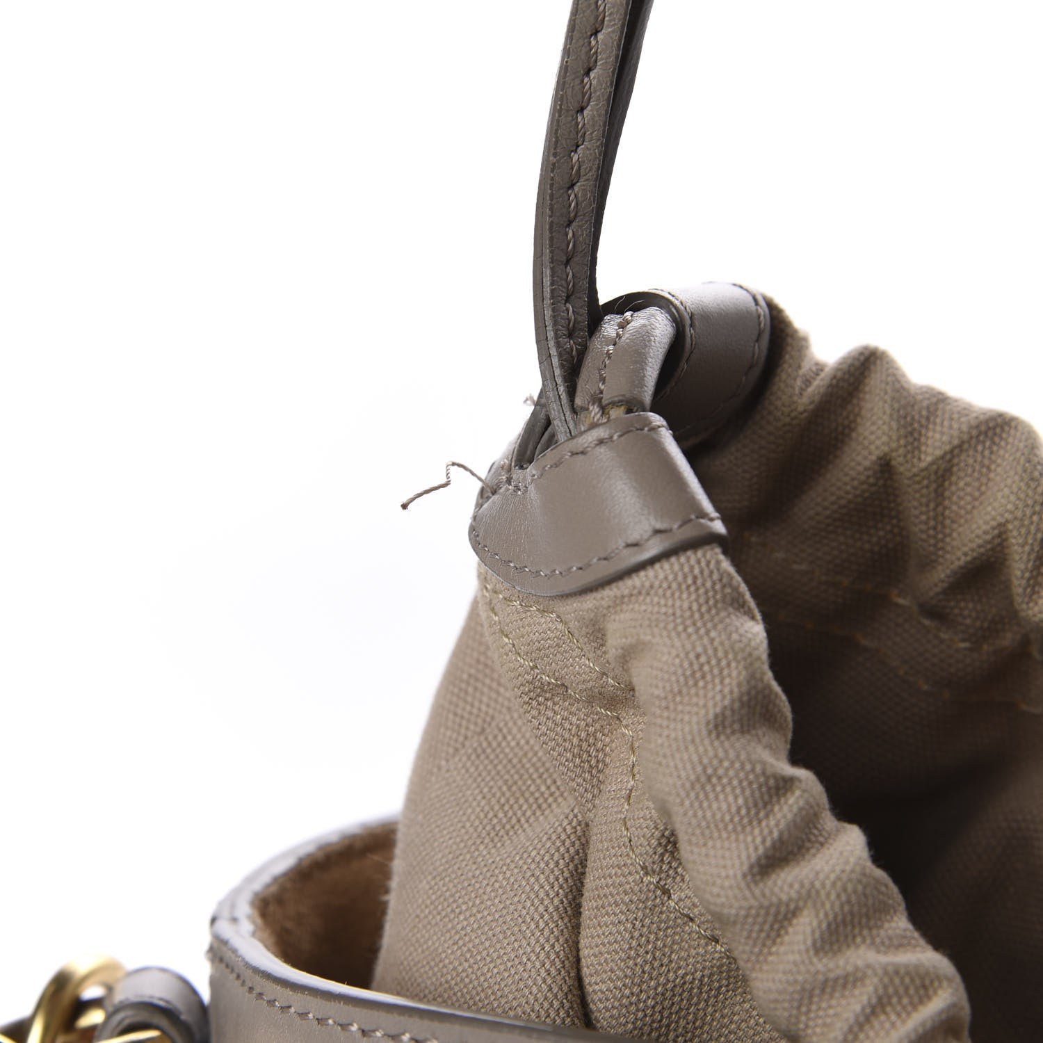 Chloe Smooth Calfskin Small Roy Bucket Bag Motty Grey 9 of 13