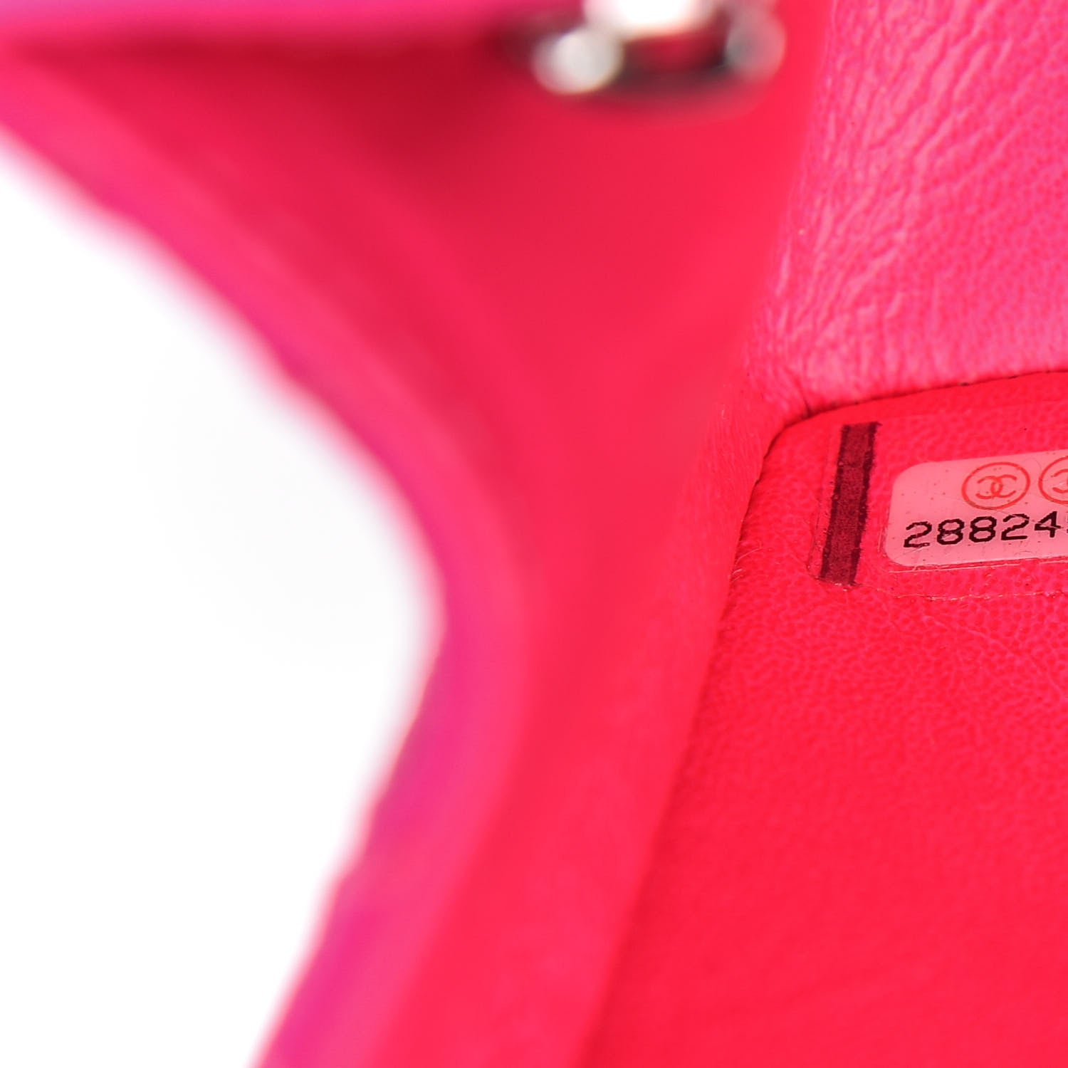 Chanel Goatskin Quilted 2.55 Reissue Mini Flap Fluorescent Pink 10 of 12
