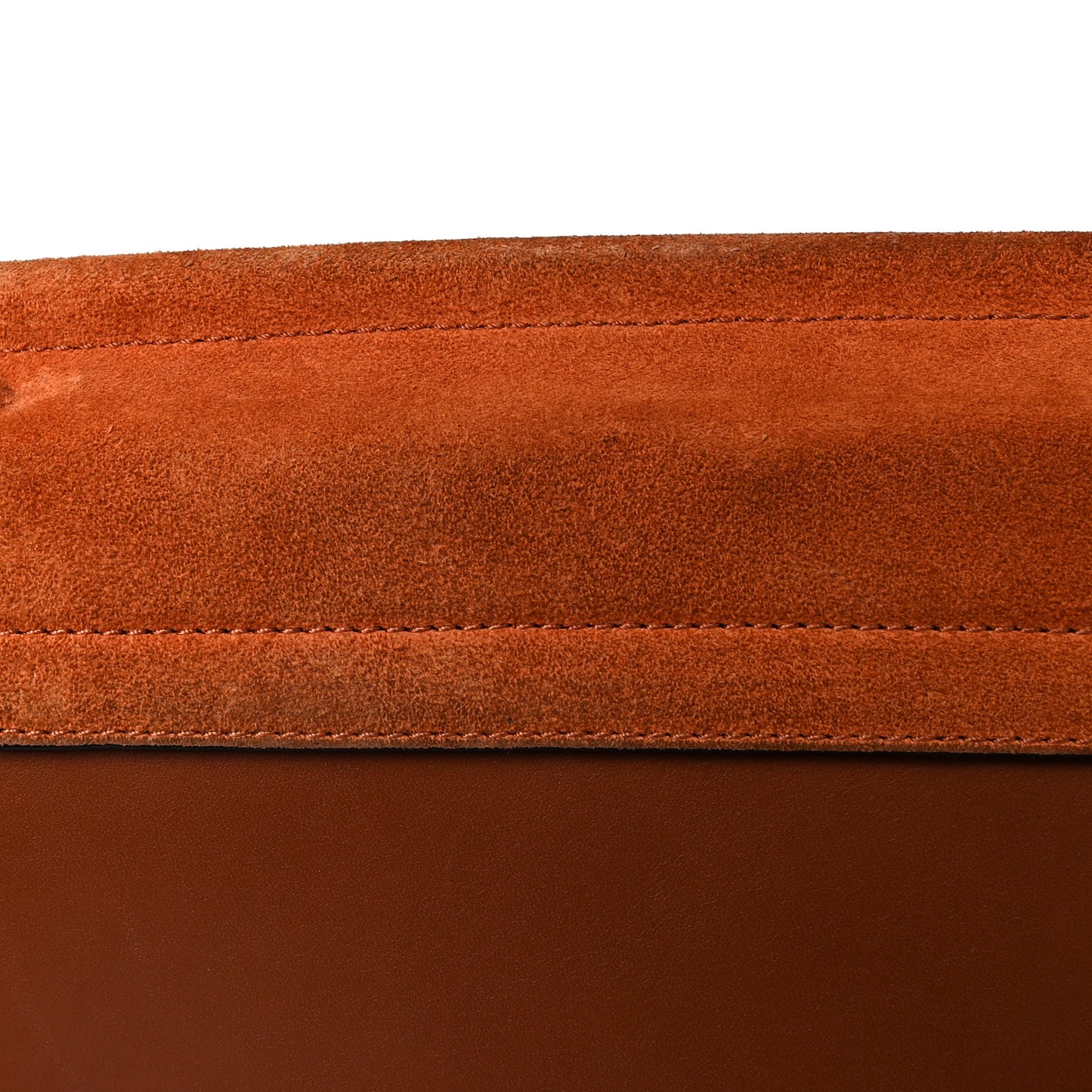 Suede Calfskin Medium Faye Shoulder Bag Tobacco